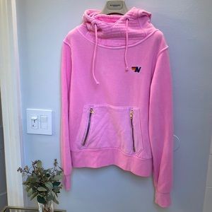 Aviator Nation Neon Pink Ninja Hoodie